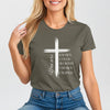 You Are Known Loved Worthy Chosen Enough Women's Favorite Tee | Faith Apparel | Scripture Shirt | Bible Verse Tee | Faith Over Fear