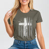 Flag With Cross Women's Favorite Tee