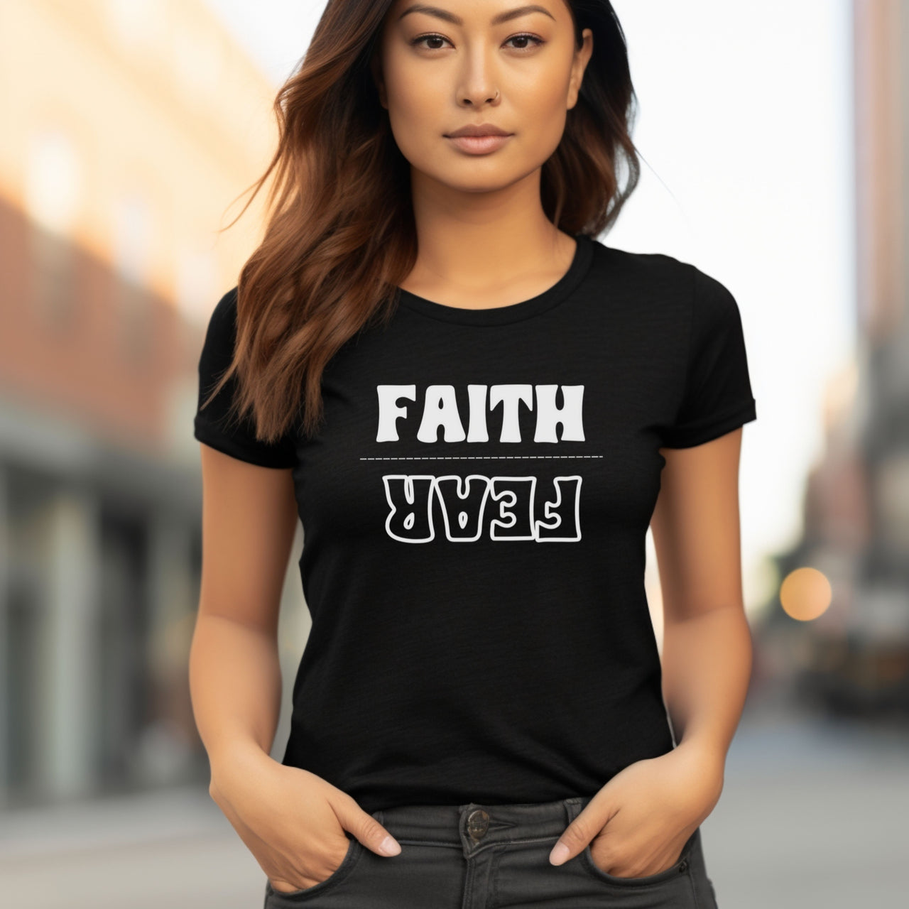 Faith Over Fear Women's Tee