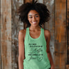 All I Need Women's Flowy Racerback Tank Top