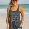 All I Need Women's Flowy Racerback Tank Top