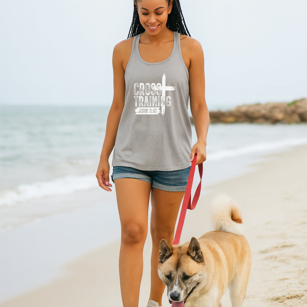 Cross Training Women's Flowy Racerback Tank Top