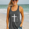 You Are Known, Loved, Worthy, Chosen, Enough, Women's Flowy Racerback Tank Top