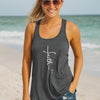 Faith + Cross Women's Flowy Racerback Tank