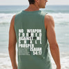 Isaiah 54:17 No Weapon Formed Against Me Relaxed Fit Tank Top | Christian Tank | Faith Apparel | Inspirational Tank | Scripture Tank