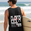 Isaiah 54:17 No Weapon Formed Against Me Relaxed Fit Tank Top | Christian Tank | Faith Apparel | Inspirational Tank | Scripture Tank