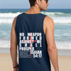 Isaiah 54:17 No Weapon Formed Against Me Relaxed Fit Tank Top | Christian Tank | Faith Apparel | Inspirational Tank | Scripture Tank