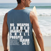 Isaiah 54:17 No Weapon Formed Against Me Relaxed Fit Tank Top | Christian Tank | Faith Apparel | Inspirational Tank | Scripture Tank