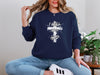 I Walk With God Unisex Crewneck Sweatshirt 	| Christian Sweatshirt | Faith Apparel | Religious Gift | Scripture Sweatshirt | Jesus Clothing