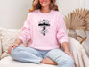 I Walk With God Unisex Crewneck Sweatshirt 	| Christian Sweatshirt | Faith Apparel | Religious Gift | Scripture Sweatshirt | Jesus Clothing