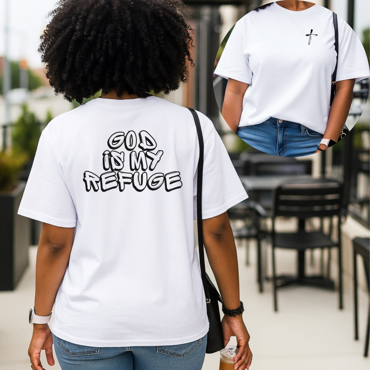 God is My Refuge Unisex Relaxed Fit T-Shirt
