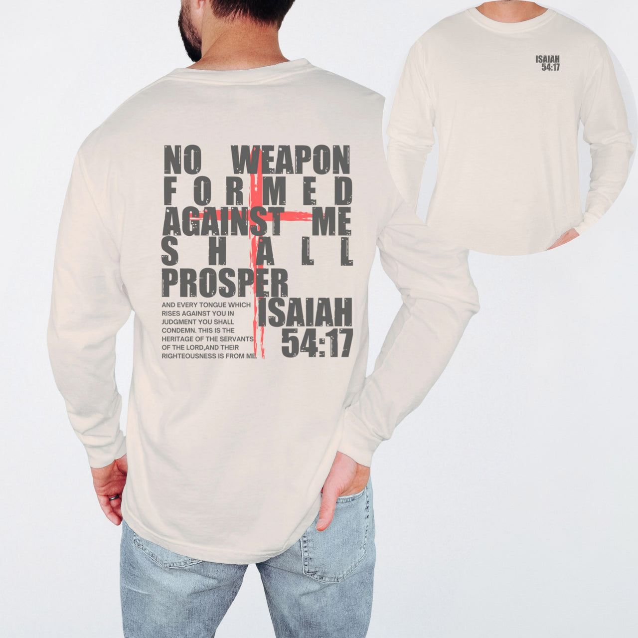 Isaiah 54:17 Unisex Long Sleeve T-Shirt