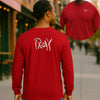PRAY Unisex Relaxed Fit Long Sleeve T-Shirt