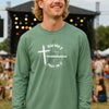 Pray Over It • Pray Through It • Pray On It — Comfort Colors® 6014 Long Sleeve Tee