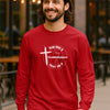 Pray Over It • Pray Through It • Pray On It — Comfort Colors® 6014 Long Sleeve Tee