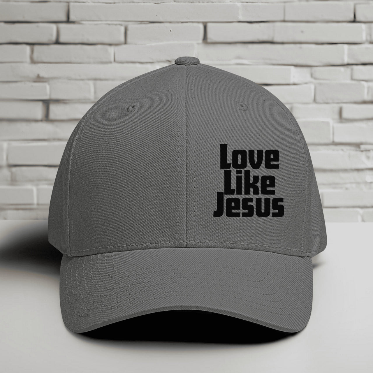 Love Like Jesus Christian Hat - Faith-Based Flexfit Cap - Scripture Inspired