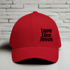 Love Like Jesus Christian Hat - Faith-Based Flexfit Cap - Scripture Inspired