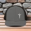 Jesus Cross Embroidered Snapback Trucker Hat