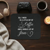 All I Need Is A Little Bit Of Coffee And A Whole Lot Of Jesus Mouse Pad