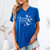 Strength And Dignity Proverbs 31 25 Butterfly V Neck Tee