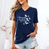 Strength And Dignity Proverbs 31 25 Butterfly V Neck Tee
