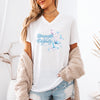 Strength And Dignity Proverbs 31 25 Butterfly V Neck Tee