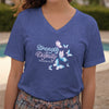 Strength And Dignity Proverbs 31 25 Butterfly V Neck Tee