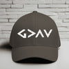 God is Greater than the Highs and Lows Embroidered Flexfit Hat