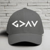 God is Greater than the Highs and Lows Embroidered Flexfit Hat