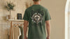 I Fight Demons Armor Of God Ephesians 6-11 Comfort Colors T Shirt displayed on a person from the back, featuring a bold design.