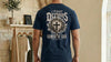 I Fight Demons Armor Of God Ephesians 6-11 Comfort Colors T Shirt displayed on a model, emphasizing its faith-driven design.