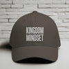 Kingdom Mindset Embroidered Flexfit Hat showcasing a stylish and meaningful design for believers.