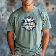 Christian Dad Jokes T Shirt featuring the text dad jokes are my spiritual gift in a stylish design.