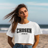 Chosen 1 Peter 2 9 Crop Tee
