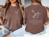 Hebrews 6:19 anchor scripture shirt featuring anchor design and scripture text on unisex brown t-shirt.