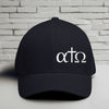Alpha Omega Cross White Embroidered Flexfit Hat