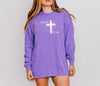 Jesus is King  Long Sleeve Comfort Colors T-Shirt