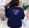 Praise God Long Sleeve Comfort Colors T-Shirt