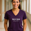 God Is Good All Of The Time V Neck Tee