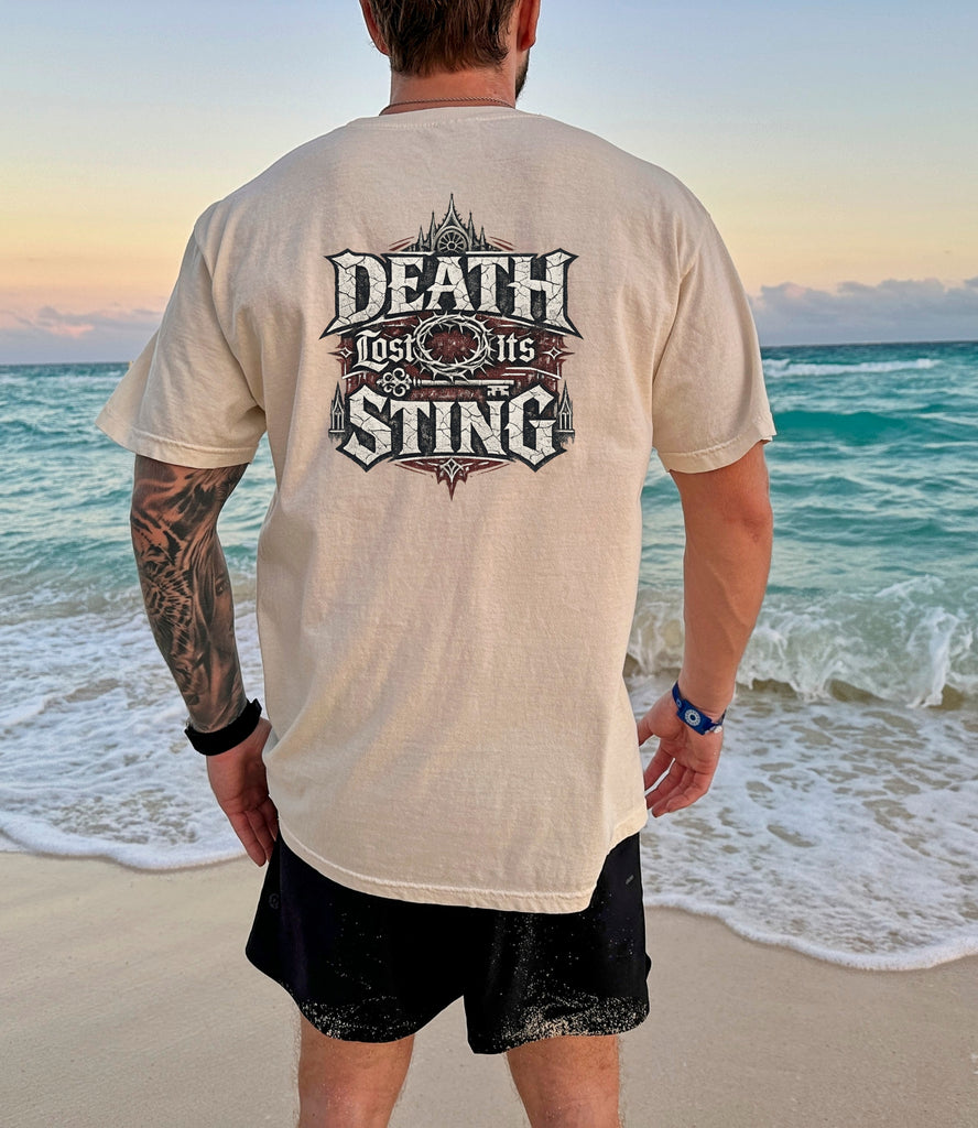 Death Lost Its Sting, 1 Corinthians 15 55 T- Shirt