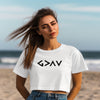 God Is Greater Than Highs And Lows Crop Tee