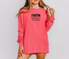 Faith Over Fear Long Sleeve Comfort Colors T-Shirt
