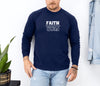 Faith Over Fear Long Sleeve Comfort Colors T-Shirt