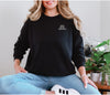 God is My Refuge, Front, Long Sleeve Comfort Colors T-Shirt