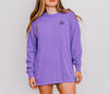 God is My Refuge, Front, Long Sleeve Comfort Colors T-Shirt