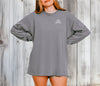 God is My Refuge, Front, Long Sleeve Comfort Colors T-Shirt