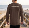 Jesus Saves Comfort Colors Long Sleeve T Shirt