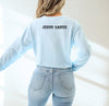 Jesus Saves Comfort Colors Long Sleeve T Shirt