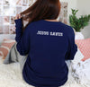 Jesus Saves Comfort Colors Long Sleeve T Shirt