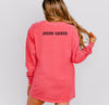 Jesus Saves Comfort Colors Long Sleeve T Shirt